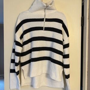 NWT Sonoma Goods For Life quarter zip tunic sweater.